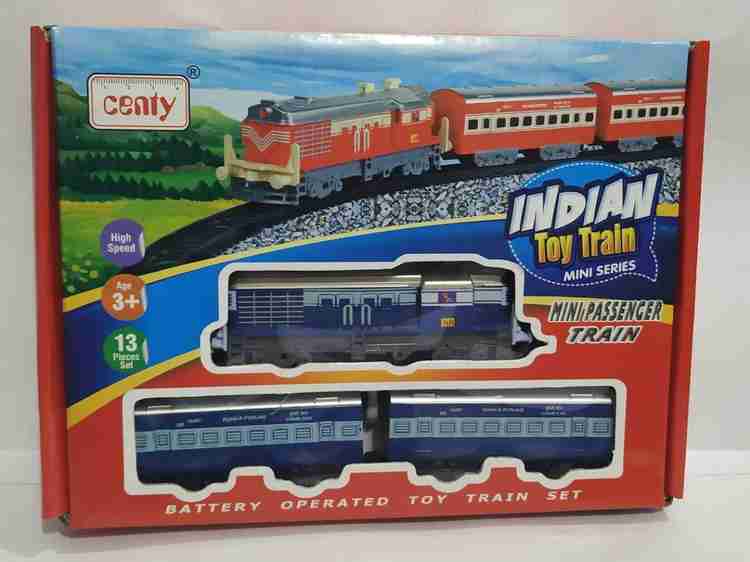 centy MINI PASSENGER TOY TRAIN BLUE ENGINE SIZE 15CM MINI