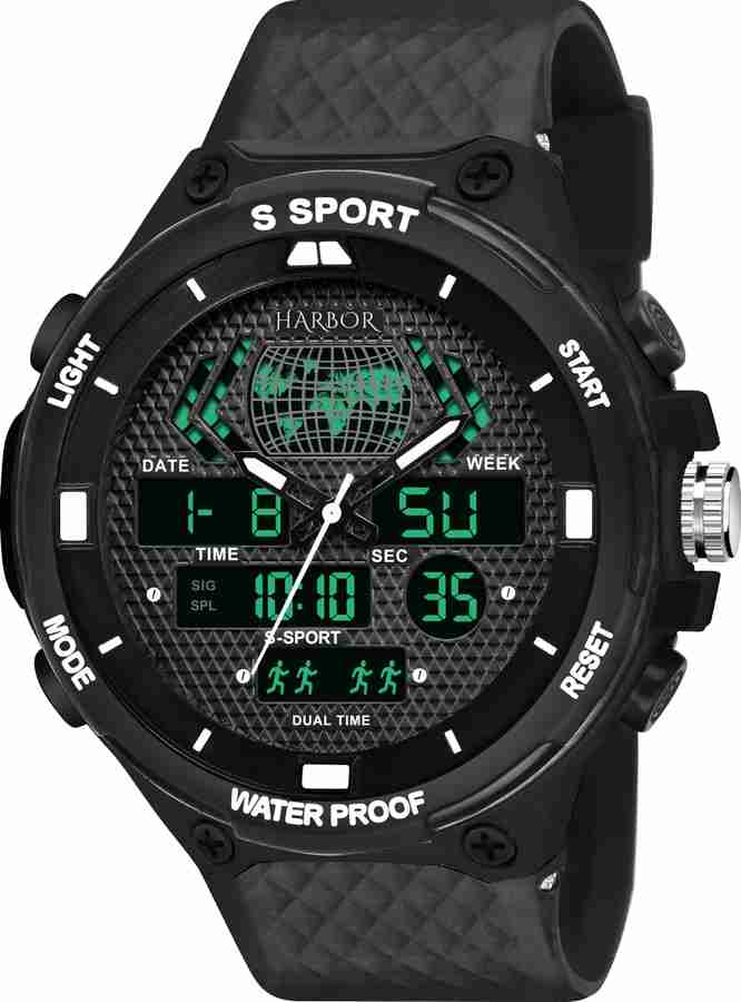 Eagle fly 9084 dual time New 2023 Sport Watches Analog Digital