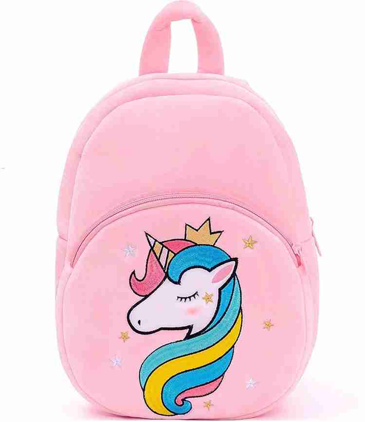 SafarEnterprises Unicorn Bag School Bag For Kids Soft Plush