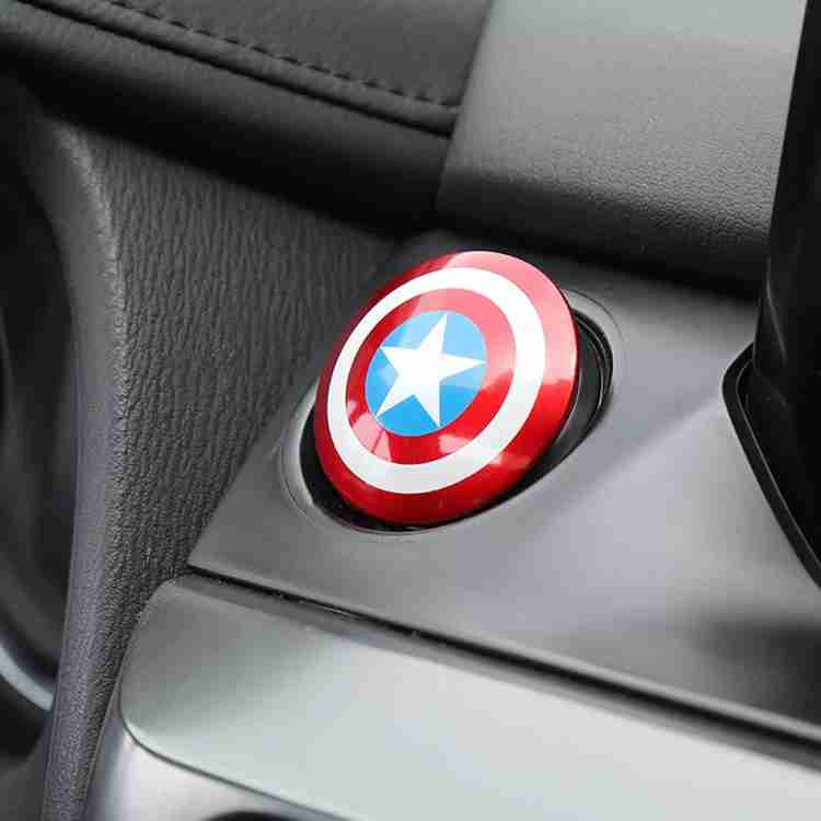 Captain america car start button deals cover