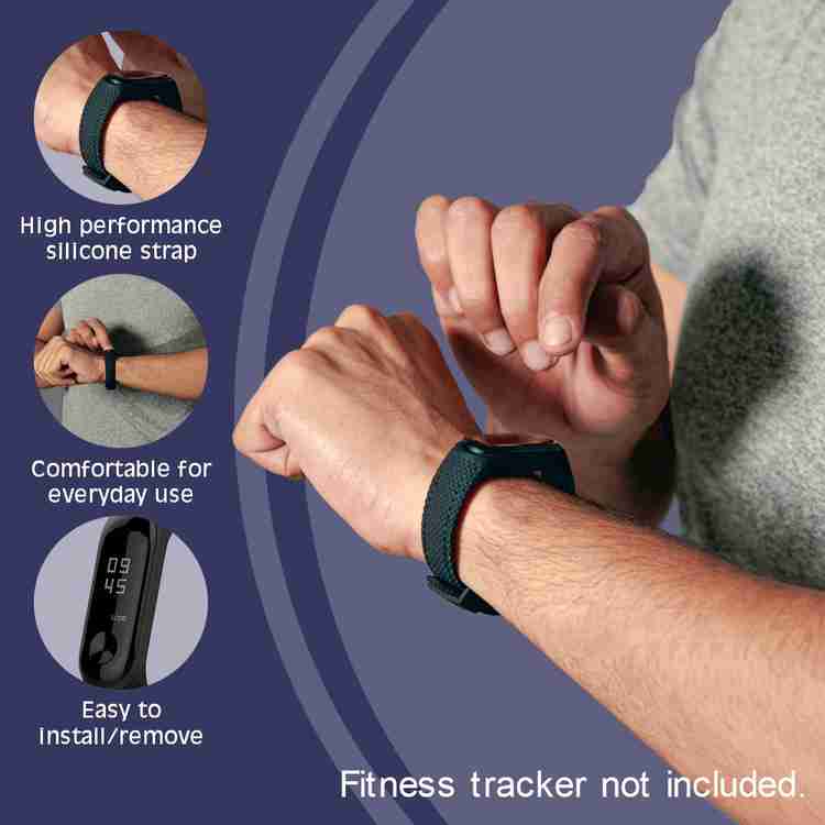 Rapidotzz Strap for Xiaomi MI Band 3 and Band 4 for MI3 and MI4 Black Smart Band Strap Price in India Buy Rapidotzz Strap for Xiaomi MI Band 3 and Band
