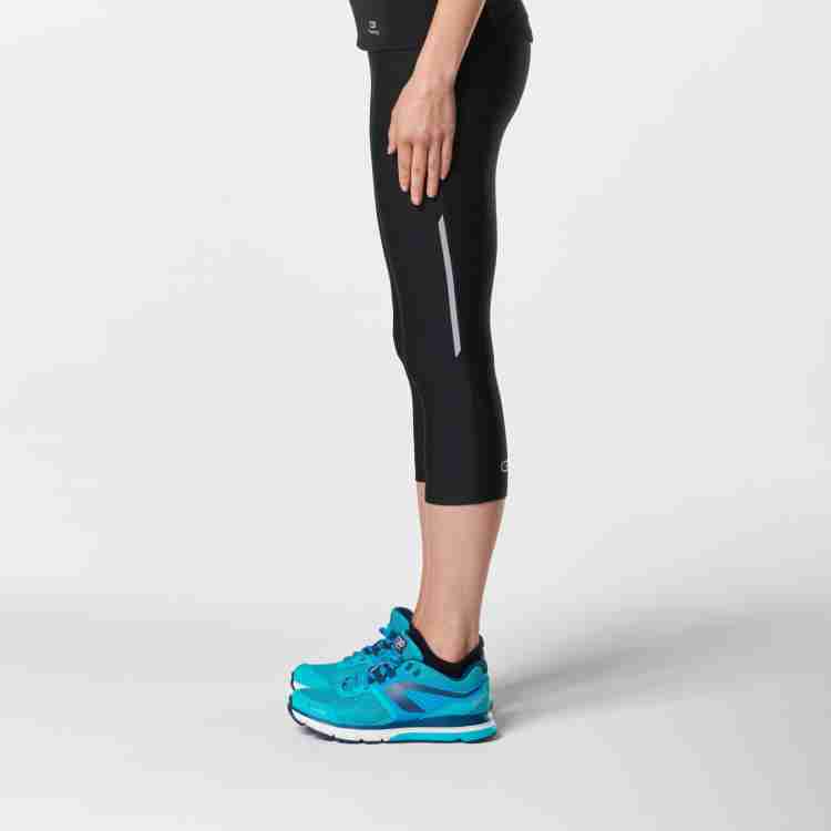 KIPRUN by Decathlon Women Black Capri - Buy KIPRUN by Decathlon Women Black  Capri Online at Best Prices in India