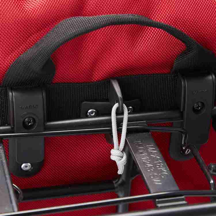 BTWIN by Decathlon 500 Pannier Rack 20L Waterproof Bike Bag Red
