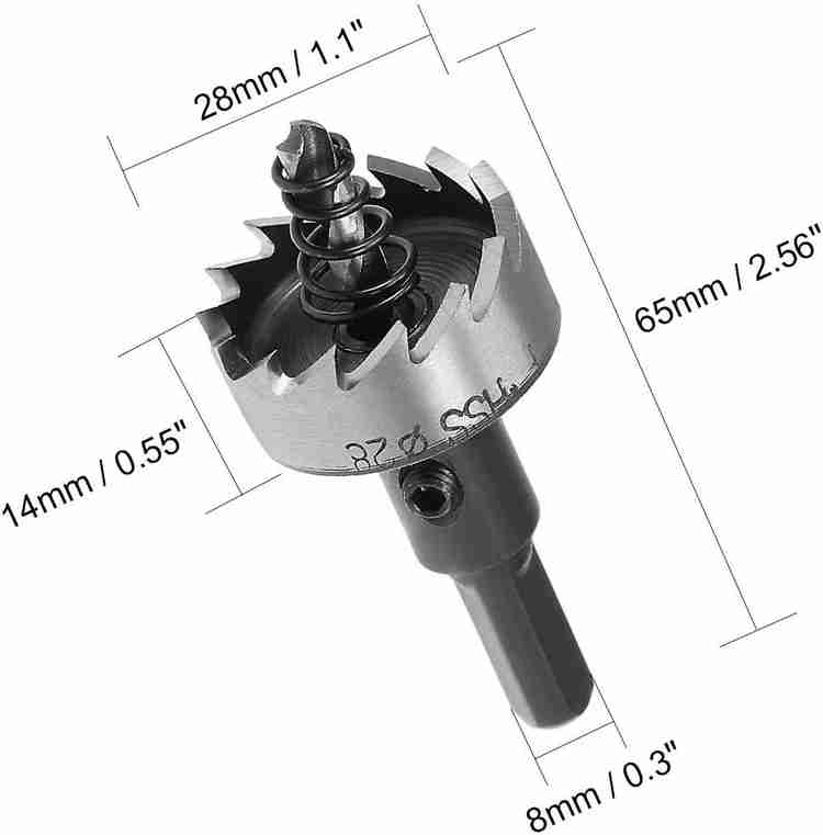 28mm hole cutter top