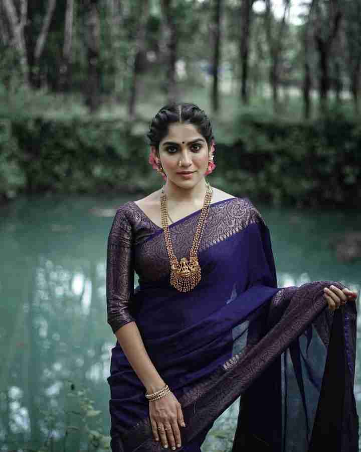 Black and blue sarees discount