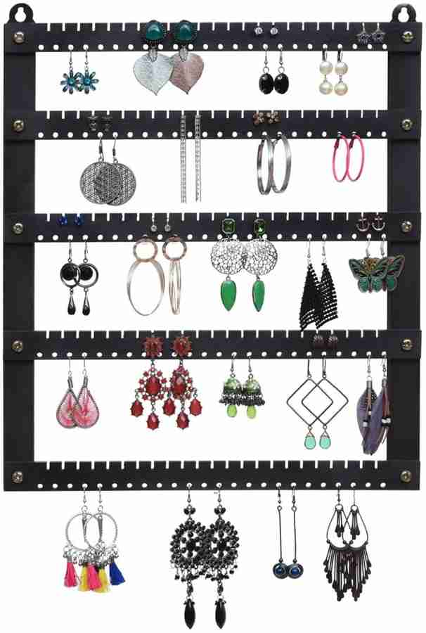 Yuniq Wall Hanging Wooden Earring Organizer Display Stand