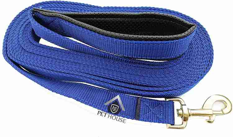 MS PET HOUSE Padded Dog Training Leash 10 Ft Long Lead for Dogs 1 Wide by 10 Ft Long Blue 305 cm Dog Strap Leash Price in India Buy MS PET