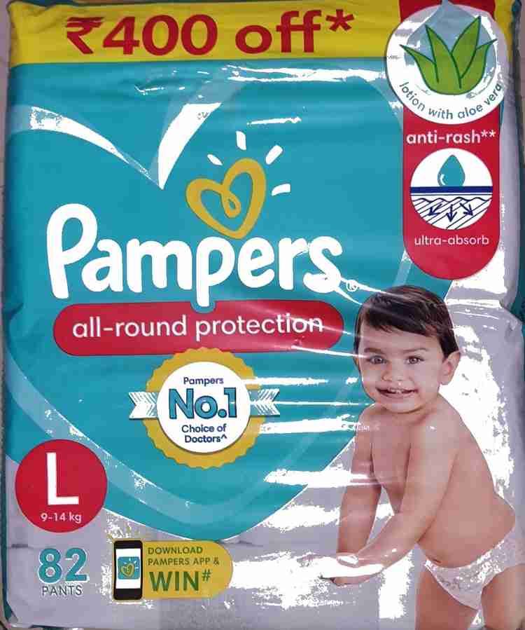 Flipkart pampers l size sale
