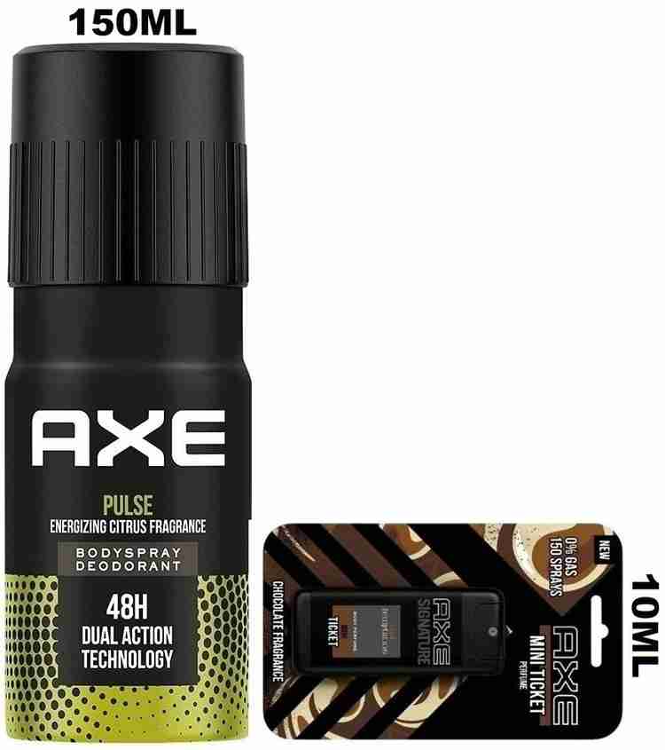 AXE 1 PULSE DEODORANT 150ML AND 1 DARK TEMPTATION TICKET