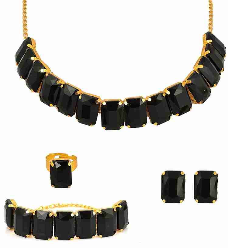 Black stone sale choker