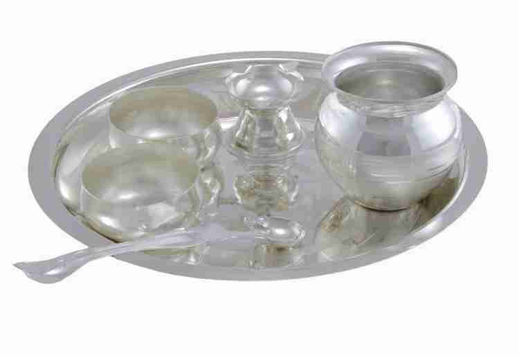 Silver thali deals set price