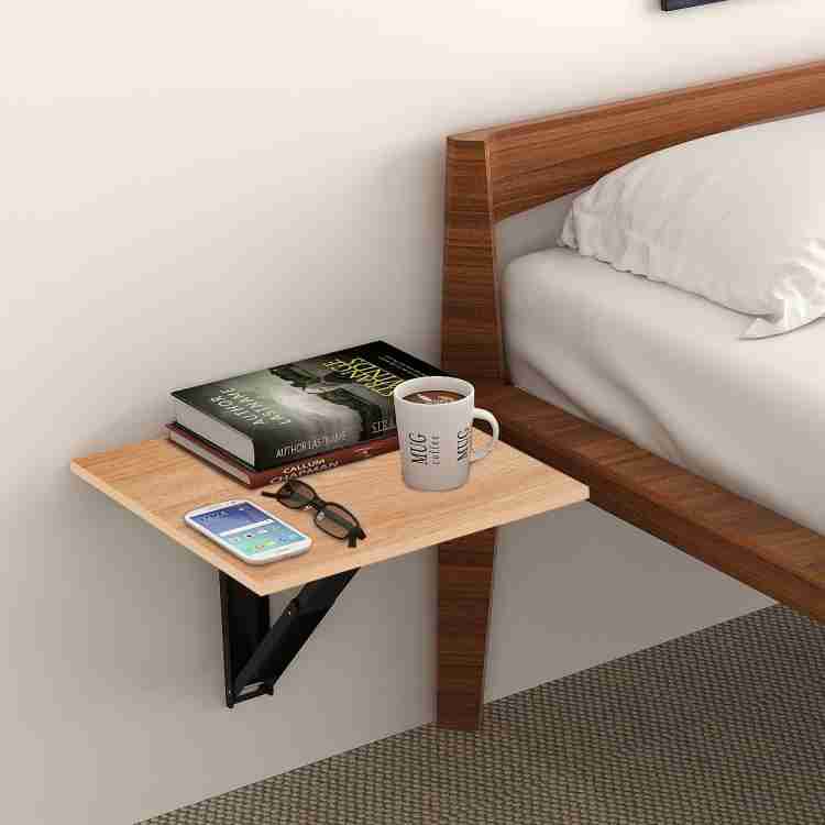 Wall mounted store folding side table