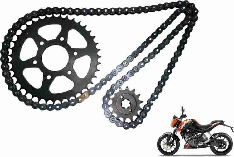 Ktm duke 200 chain store sprocket life