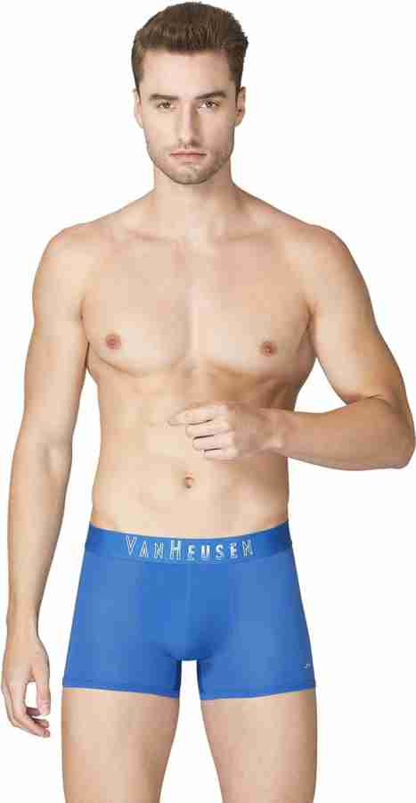 Van Heusen Innerwear Men Swift Dry & Breathable AIR Series Active Briefs -  Blue APM02
