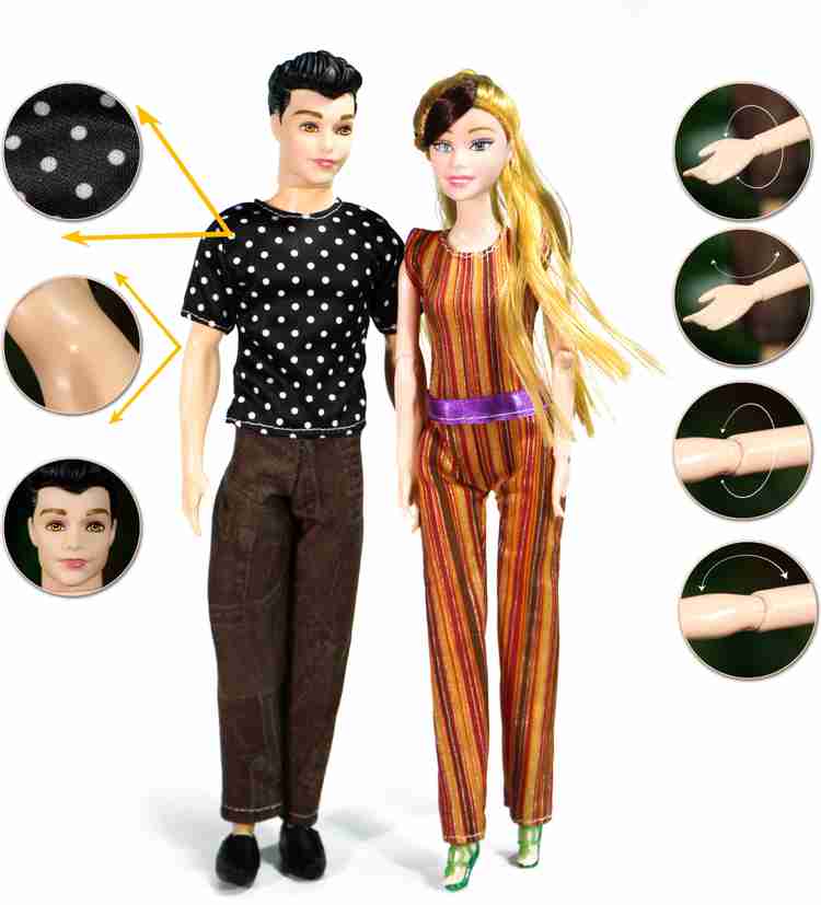 Battling Realistic Beautiful Couple Doll Set Ken Barbie