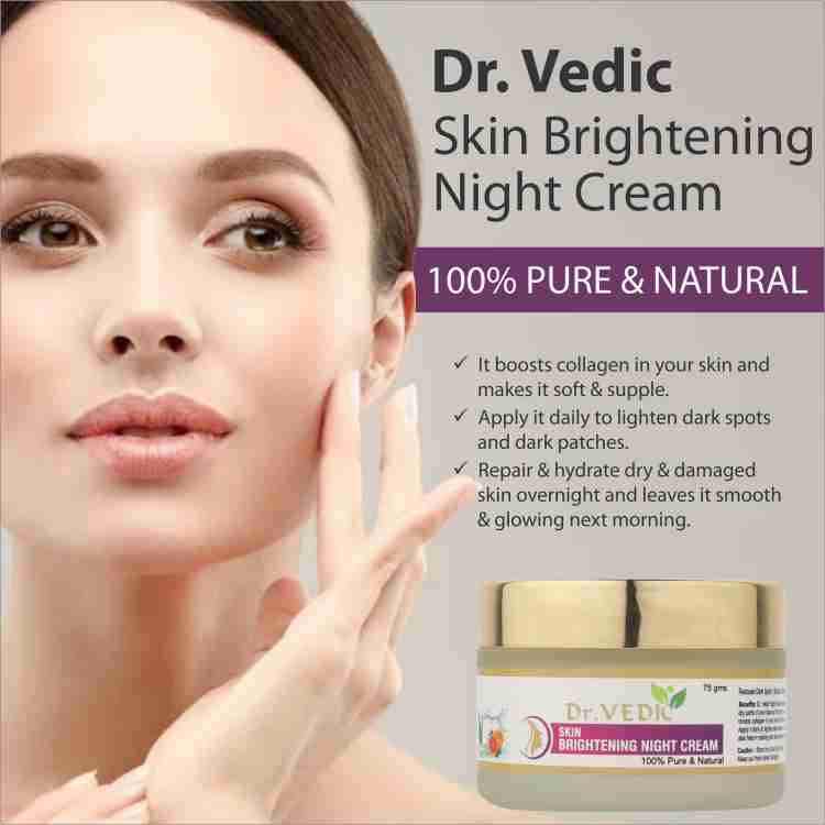 Dr.Vedic 100 Pure Natural Skin Brightening Whitening Night