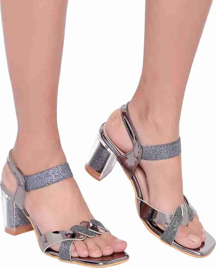 Grey heels online sale