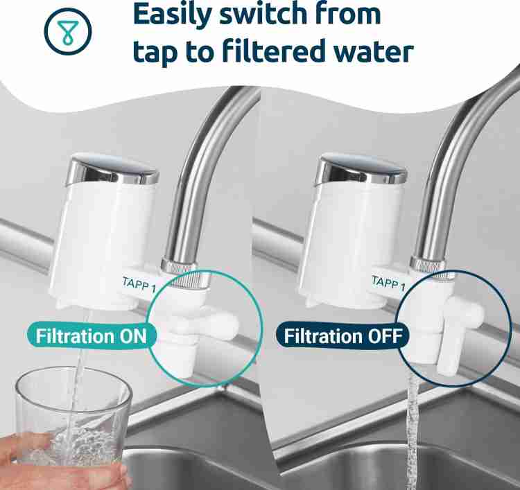 Tapp Water SL SL TAPP Ultra - UF + Activated Carbon Faucet Water Purifier  by TAPP Water Tap Mount Water Filter Price in India - Buy Tapp Water SL SL  TAPP Ultra 