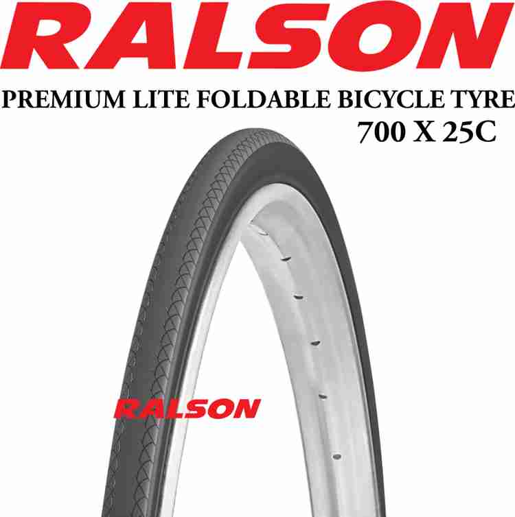RALSON TYRE 700 X 25C FOLDABLE P 1 TUBETYPE For BICYCLE CITY BIKE