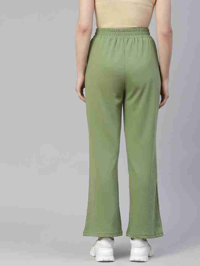 Buy Olive Track Pants for Women by LAABHA Online