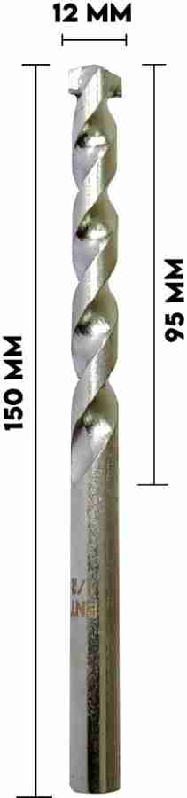 12mm concrete deals drill bit price