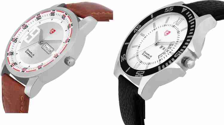 Charlie Carson Charlie Carson day date watch Combo set of 2 for men CC119MMC Analog Watch For Men Buy Charlie Carson Charlie Carson day date watch Combo set