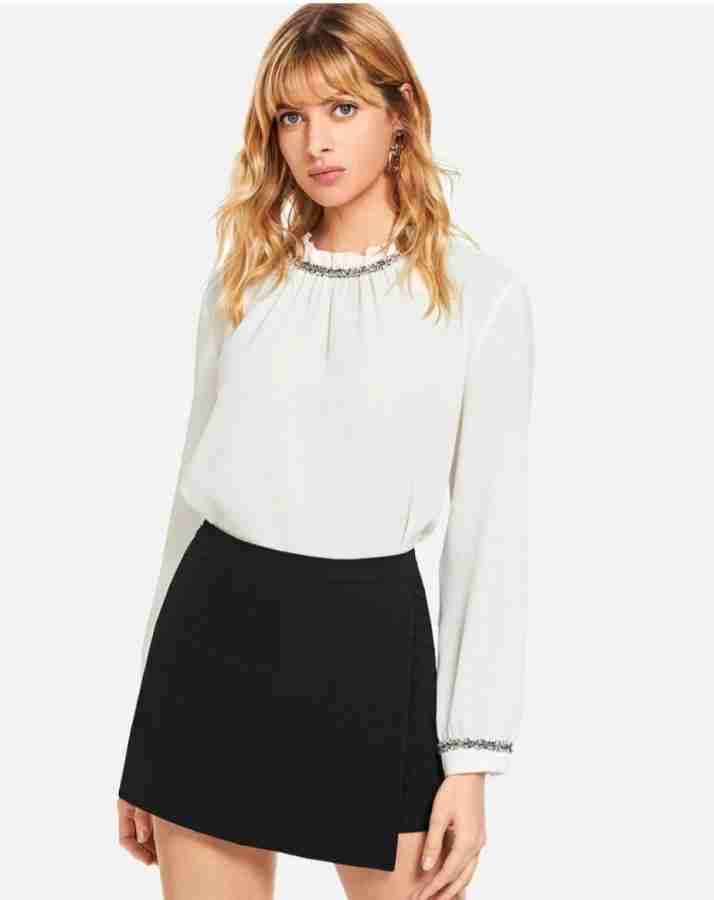 Riddjem Solid Women Skorts Black Skirt - Buy Riddjem Solid Women