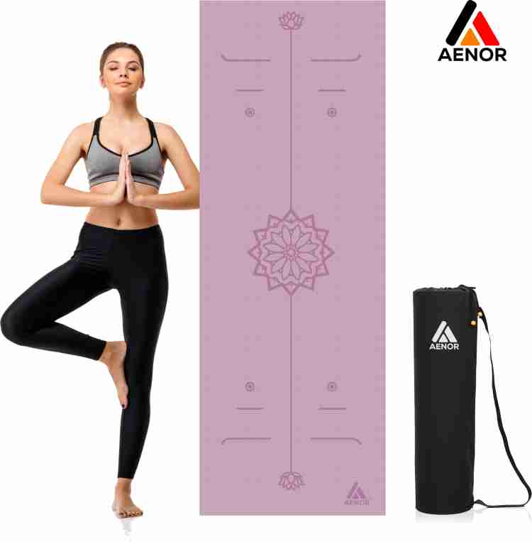 AENOR 6MM MANDELA CHAKRA Design 100%EVA+TPE Material PINK Yoga Mat