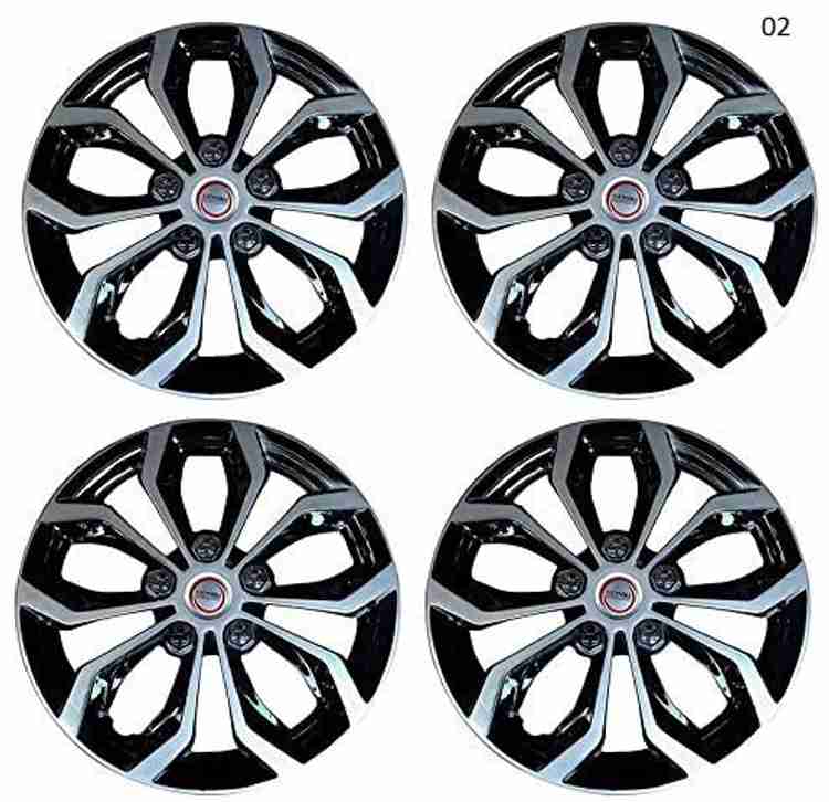 CARIZO 12 Inch Wheel Cover Wheel Cap Black Silver Compatible with Maruti Suzuki Alto Wheel Cover For Maruti Alto Price in India Buy CARIZO 12 Inch Wheel Cover Wheel Cap Black Silver Compatible with Ma...