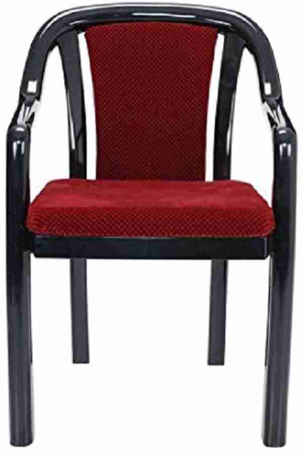 Plastic chair with cushion price on sale