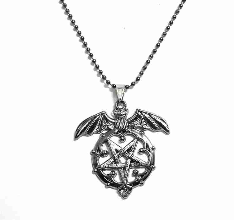 Satanic pentagram outlet pendant