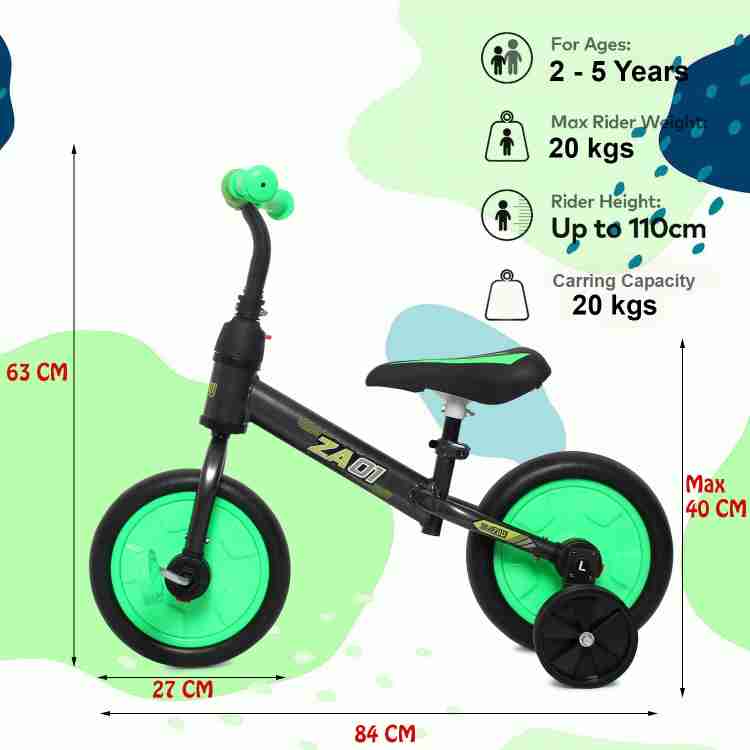 63cm bike discount for what height