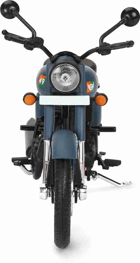 ROYAL ENFIELD Classic 350 Scale Model Airborne Blue Car Hanging