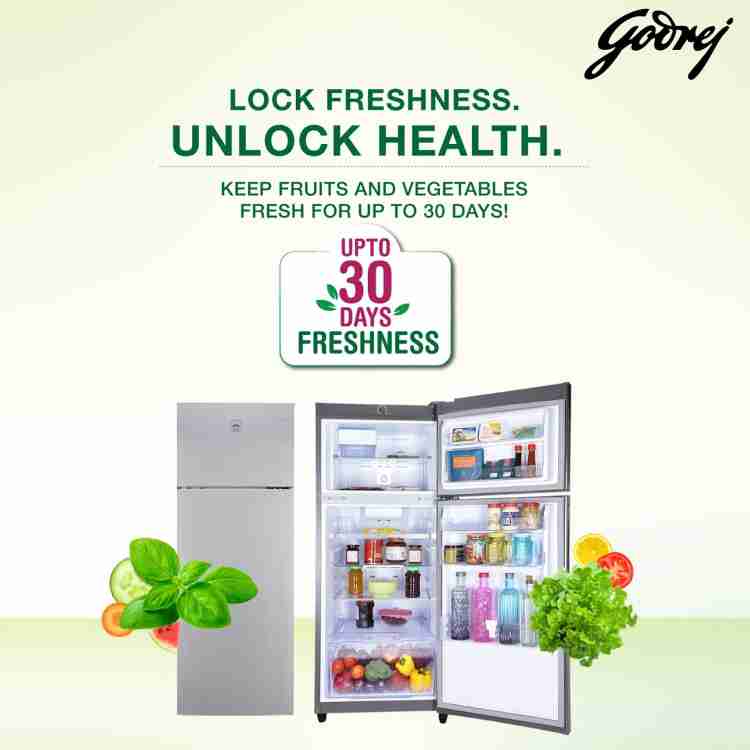 Godrej 3 star on sale refrigerator double door
