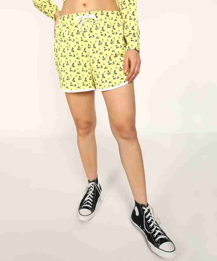 FOREVER 21 Printed Women Yellow Dolphin Shorts Buy FOREVER 21 Printed Women Yellow Dolphin Shorts Online at Best Prices in India Flipkart
