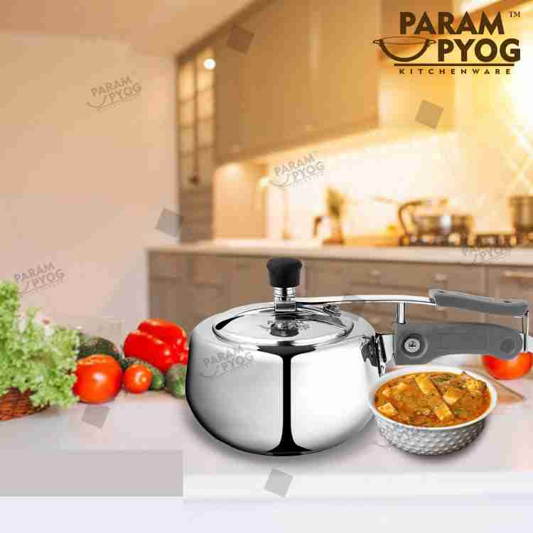 Heavy bottom stainless discount steel pressure cooker