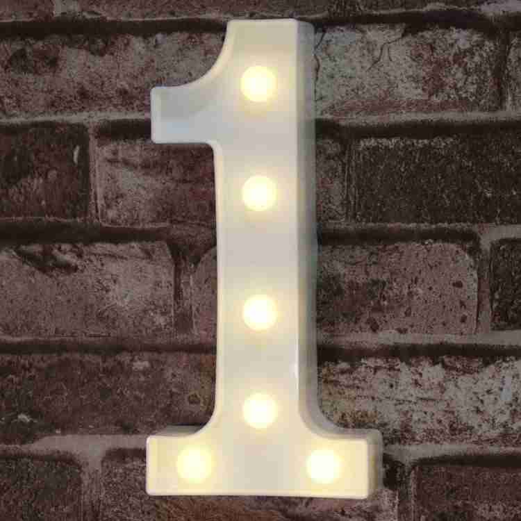 Buy 12metal Marquee Number 10-19 Light up Number Marquee Numbers Ten Home  Store Anniversary Ceremoney Event Birthday Decor Online in India 