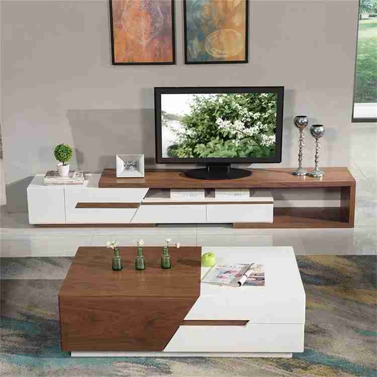 Walnut and hot sale white side table