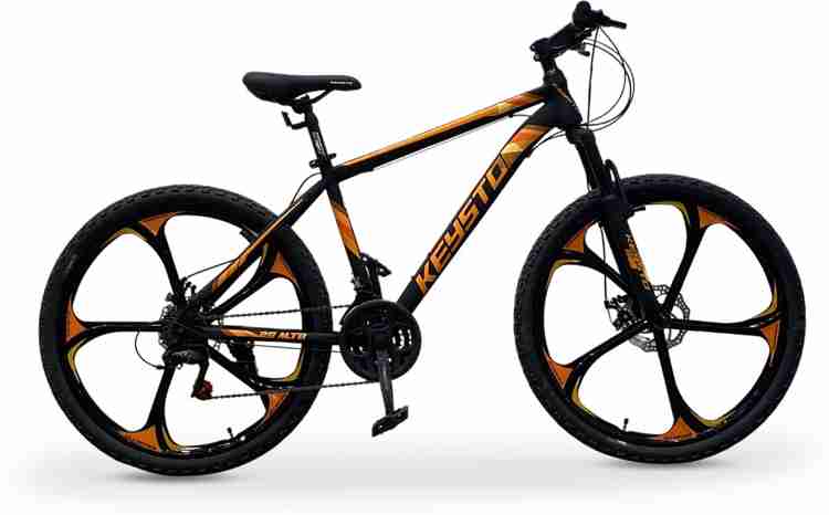 KEYSTO MAG 007 21 Speed Gear Magwheel Bicycle Dual Disk Brakes Front Suspension 26 T Mountain Hardtail Cycle Price in India Buy KEYSTO MAG 007 21 Speed Gear Magwheel Bicycle Dual