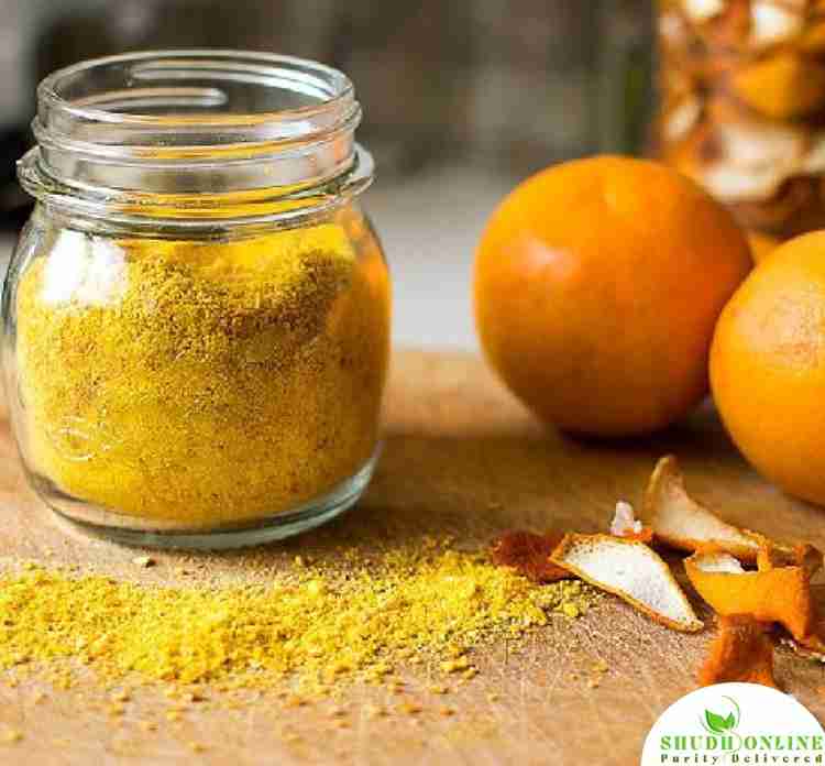 Shudh Online Organic Orange Peel Powder for Skin Whitening Face