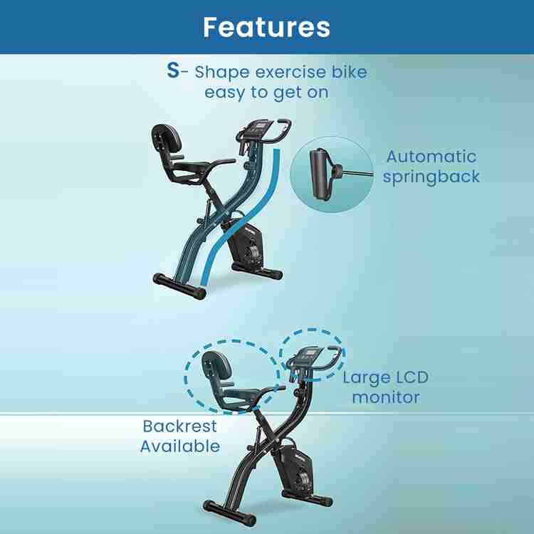AGARO Empire Exercise Cycle 3 in 1 Magnetic X Bike Indoor Recumbent Sturdy Foldable Dual Action Stationary Exercise Bike Buy AGARO Empire Exercise Cycle 3 in 1 Magnetic X Bike Indoor Recumbent Sturdy ...