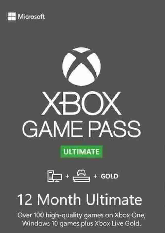 XBOX Game Pass Ultimate 12 Months + EA Play Price in India - Buy XBOX Game  Pass Ultimate 12 Months + EA Play online at