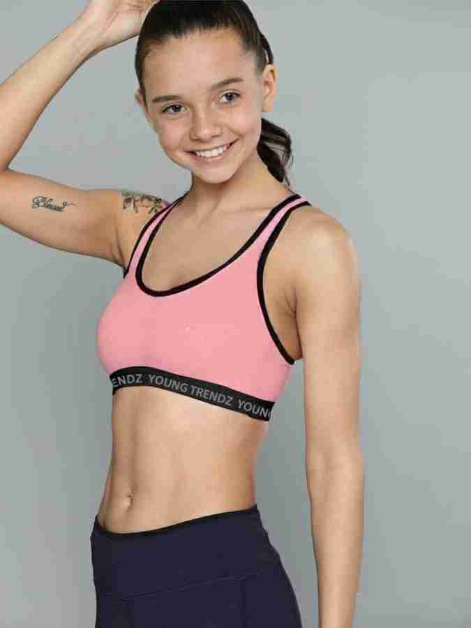 Young trendz Girls Sports Non Padded Bra - Buy Young trendz Girls Sports  Non Padded Bra Online at Best Prices in India