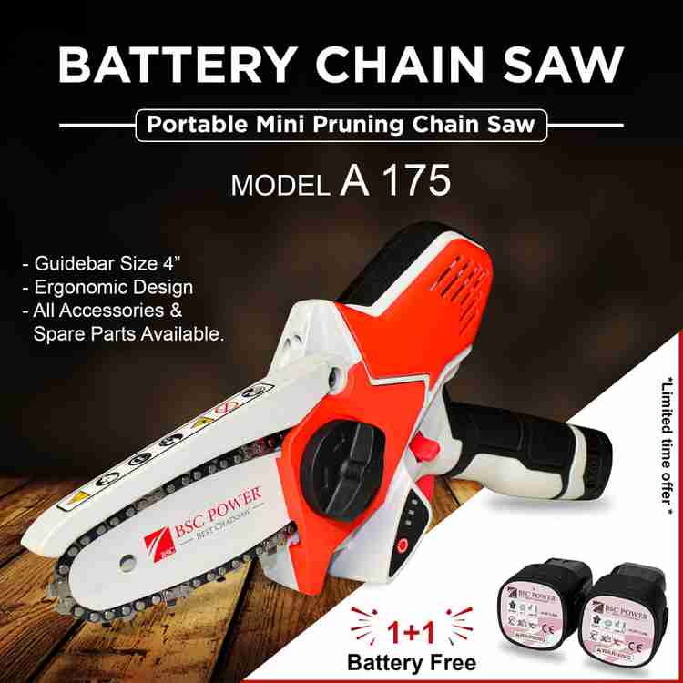 Mini lithium battery chainsaw outlet