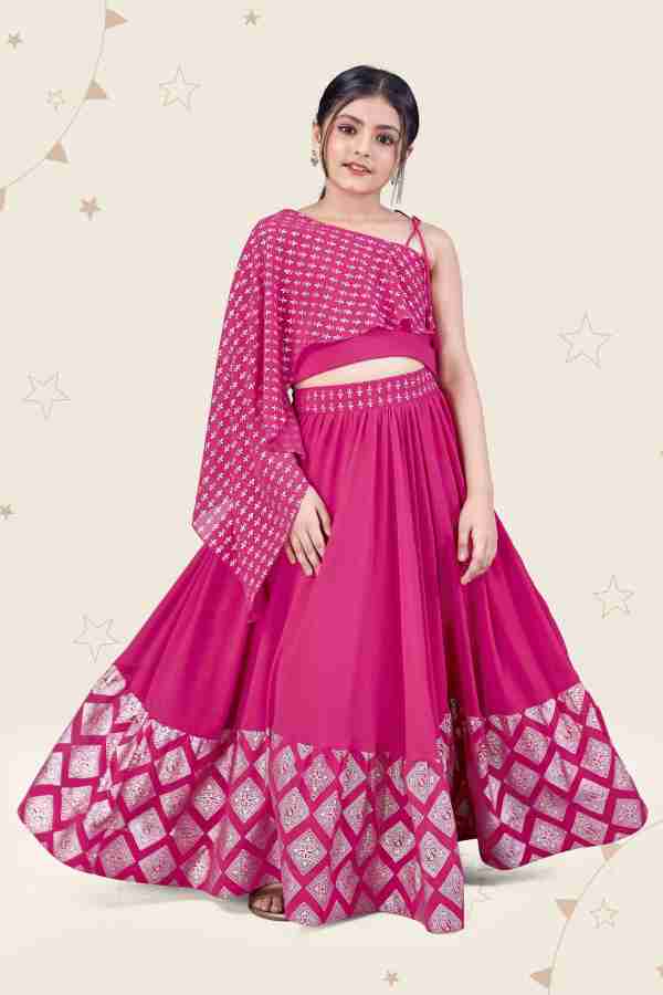 Kidotsav Girls Lehenga Choli Party Wear Self Design Lehenga Choli Price in India Buy Kidotsav Girls Lehenga Choli Party Wear Self Design Lehenga Choli online at Flipkart