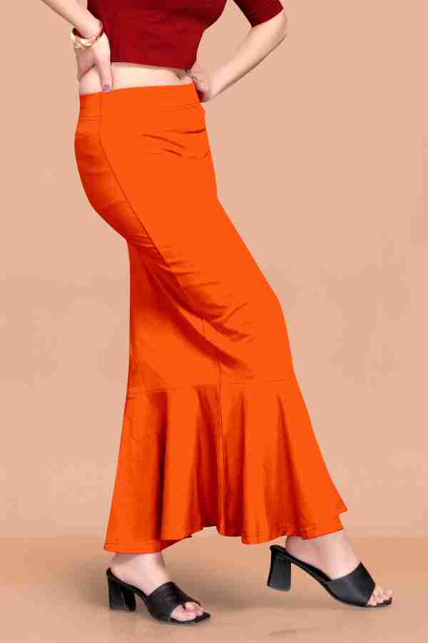 Buy SCUBE DESIGNS Tex Cotton Blended Soft Comfy Designs Slim Saree  Silhouette Saree Shapewear Bottom Side Slits Petticoat,Skirts for Women &  Girl,Shape Wear Dress for Saree Online at desertcartIreland