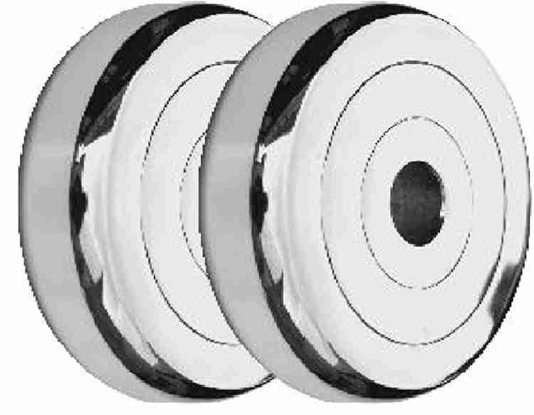 HAULLERS 8 kg Pair of 4KG x 2 Steel Gym Plates Steel Weight Plates or Dumbbell Plates Home Gym Combo Price in India Buy HAULLERS 8 kg Pair of 4KG x
