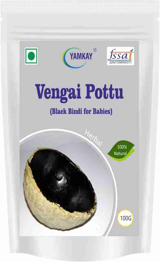 yamkay Vengai Pottu Black Bindi for Babies 4 Piece Price in
