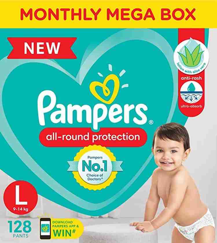 Pampers All round Protection Pants Large size baby diapers L