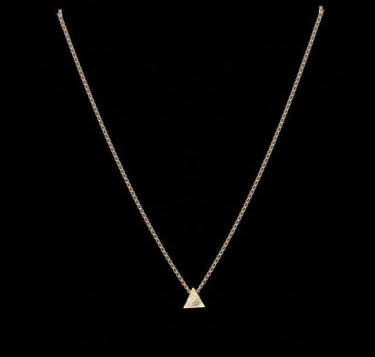 Starrenterprisess Stylish Silver Triangle Shape Pendant Chain For Girls Womens Alloy Pendant Price in India Buy Starrenterprisess Stylish Silver Triangle Shape Pendant Chain For Girls Womens Alloy Pen...